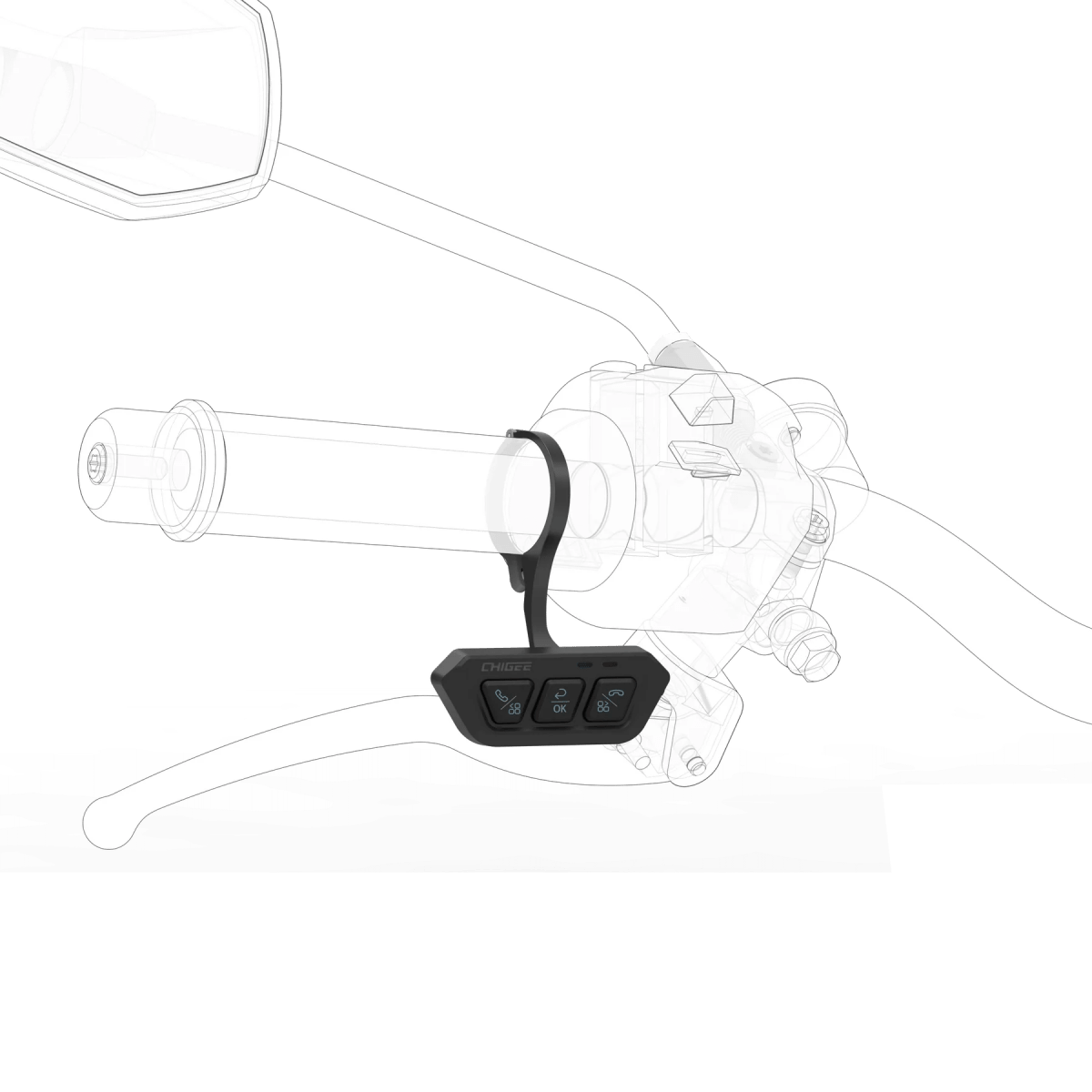 Support de guidon pour télécommande CHIGEE MFP0089 (MFP0115) - Endurrad.com