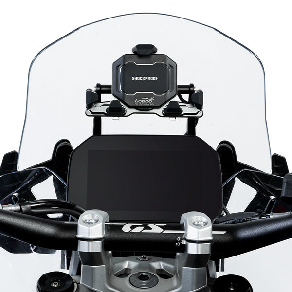 Support de navigateur GPS pour BMW R 1300 GS | traverse en aluminium Ø 12 mm, sans perçage