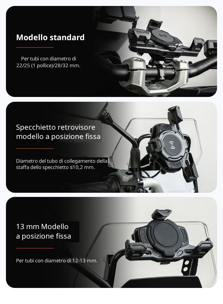 Trois fixations : une seule convient à votre moto