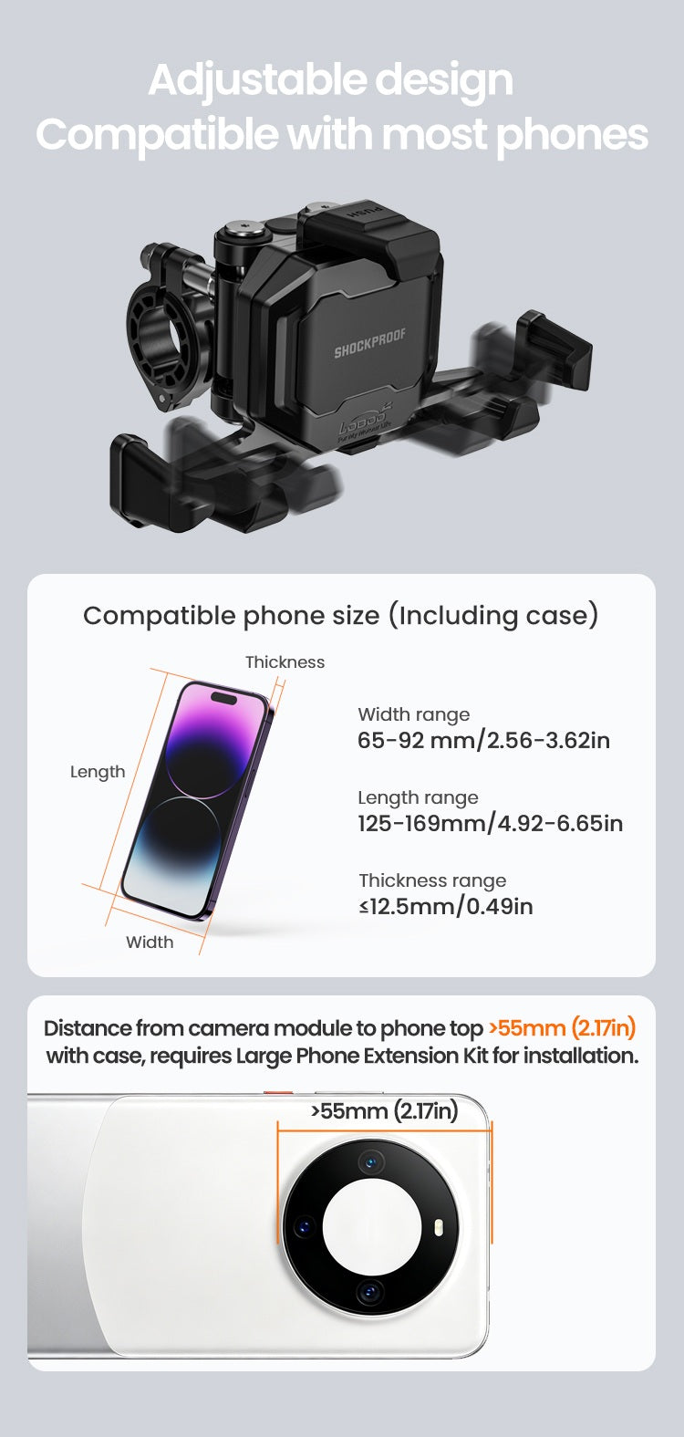 Mesurez votre téléphone avant de commander