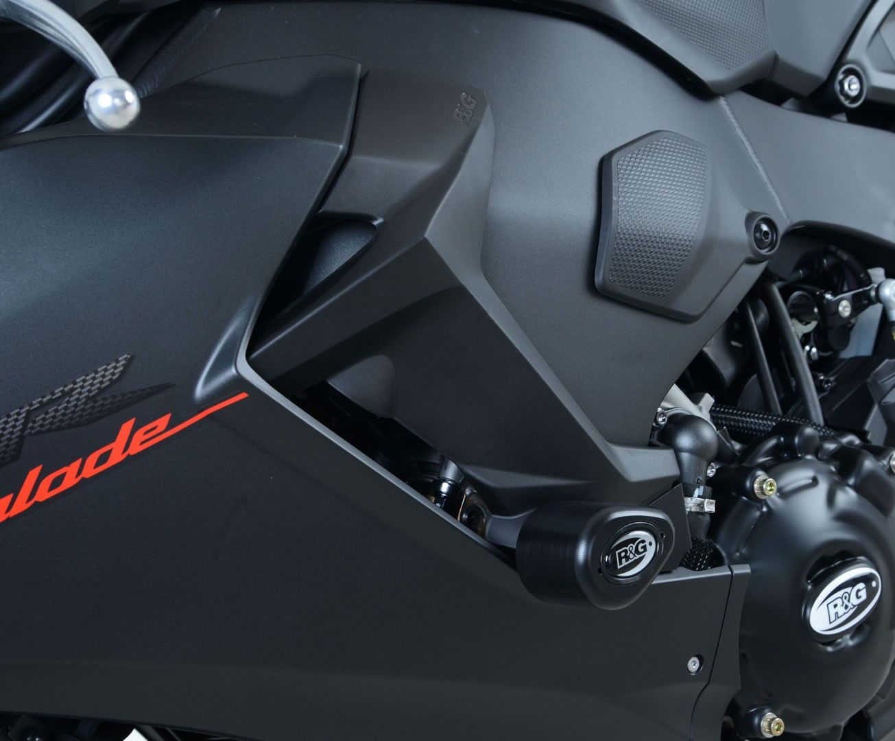 Tamponi paratelaio tipo Aero (no cut) - Honda CBR1000RR '17-'19 / SP '17-'19 / SP2 '17-'19 - nero