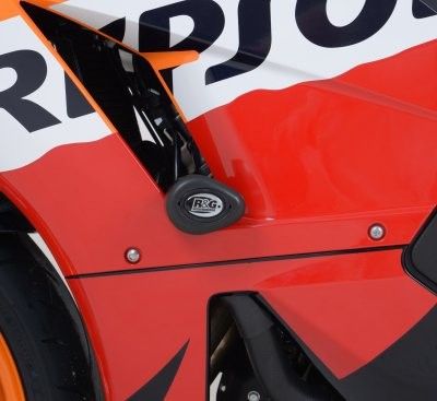 Tamponi paratelaio tipo Aero no-cut sliders telaio - Honda CBR600RR '13-'16 colore bianco