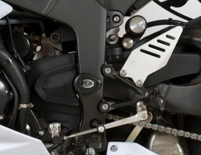 Tamponi paratelaio tipo Aero (pivot forcellone) - Kawasaki ZX6R '13-   colore bianco