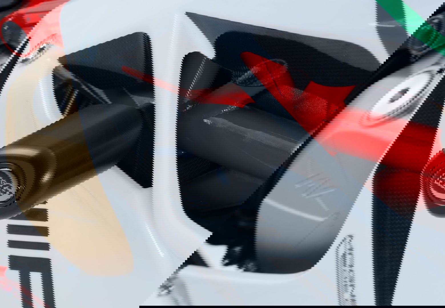 Tamponi paratelaio tipo Aero no-cut Sliders telaio - MV Agusta F4RC