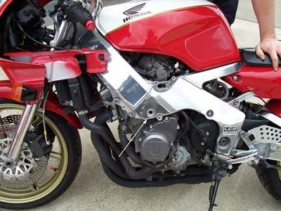 Tamponi / protezioni telaio - Honda CBR400 Gull Arm