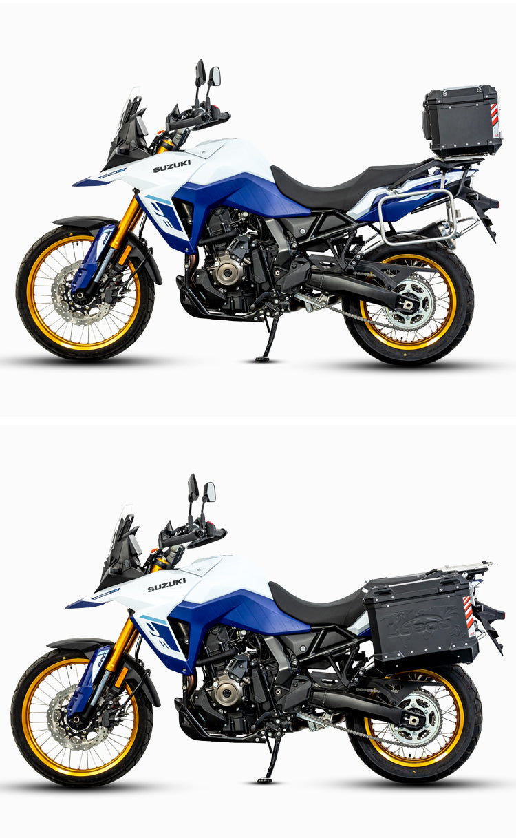 La V-Strom 800DE équipée