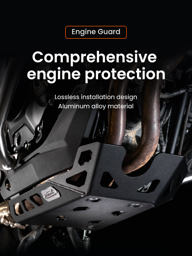 Protection complète du dessous du moteur