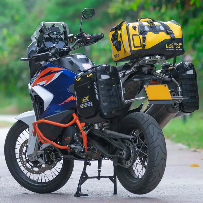 Valise arrière imperméable pour moto - Endurrad.com