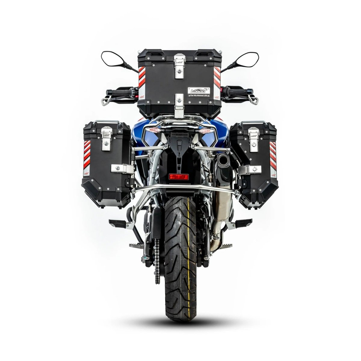 Valises en aluminium BMW F900 GS - LOBOO PIKE TRACKER - Endurrad.com
