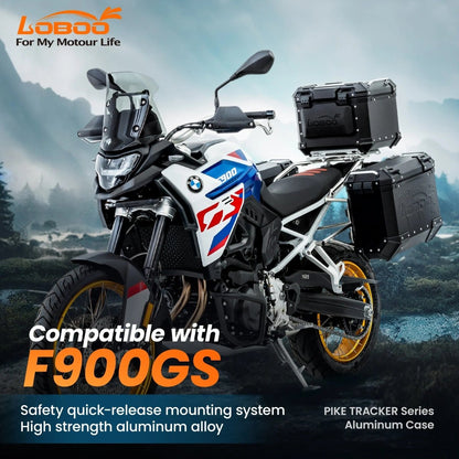 Valises en aluminium BMW F900 GS - LOBOO PIKE TRACKER - Endurrad.com