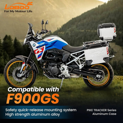 Valises en aluminium BMW F900 GS - LOBOO PIKE TRACKER - Endurrad.com