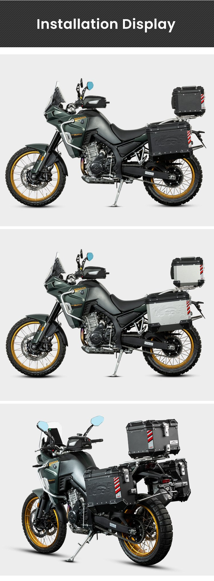 Montez sur la KOVE 800X