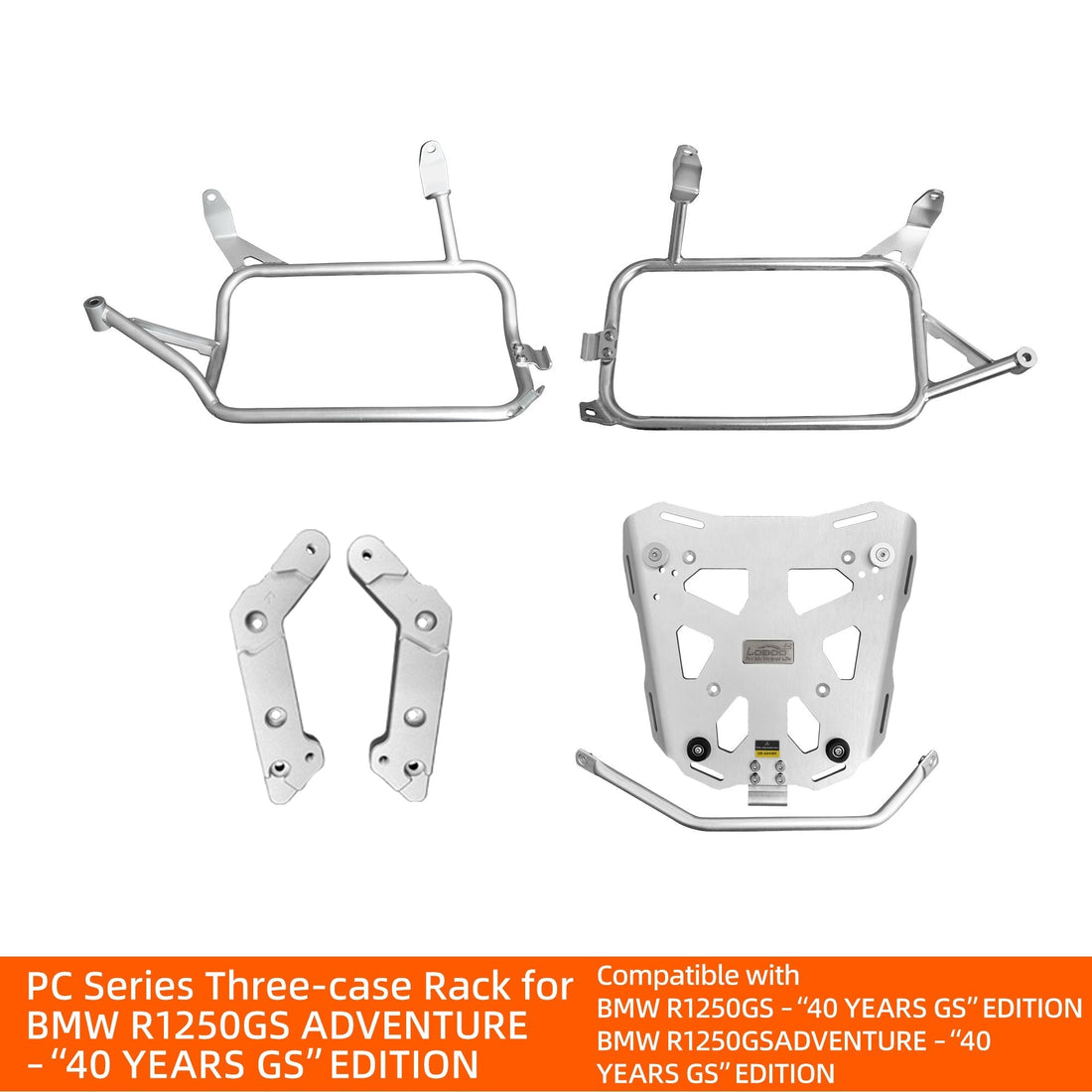 Kit telaio e portapacchi LOBOO serie PC per BMW R1250GS Adventure Edizione 40 Anni GS