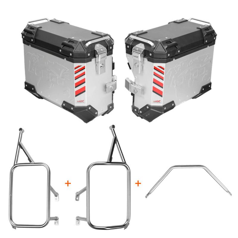 Valises latérales APRILIA TUAREG 660 - LOBOO PIKE TRACKER - Endurrad.com