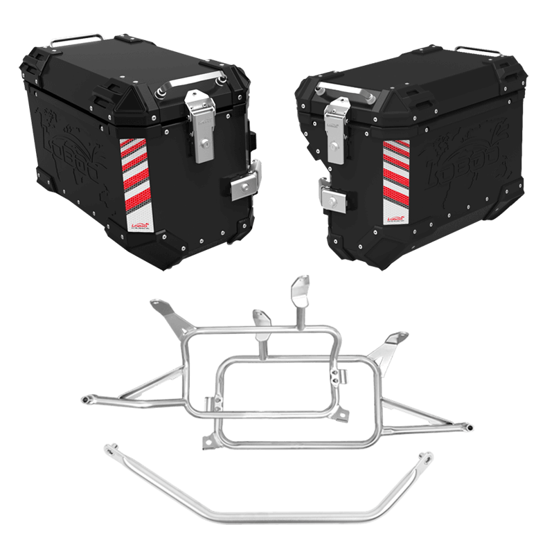 Valises latérales BMW F750/850 GS - LOBOO PIKE TRACKER - Endurrad.com