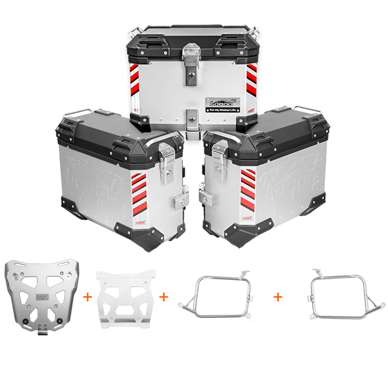 Valises latérales BMW S 1000 XR - LOBOO PIKE TRACKER - Endurrad.com