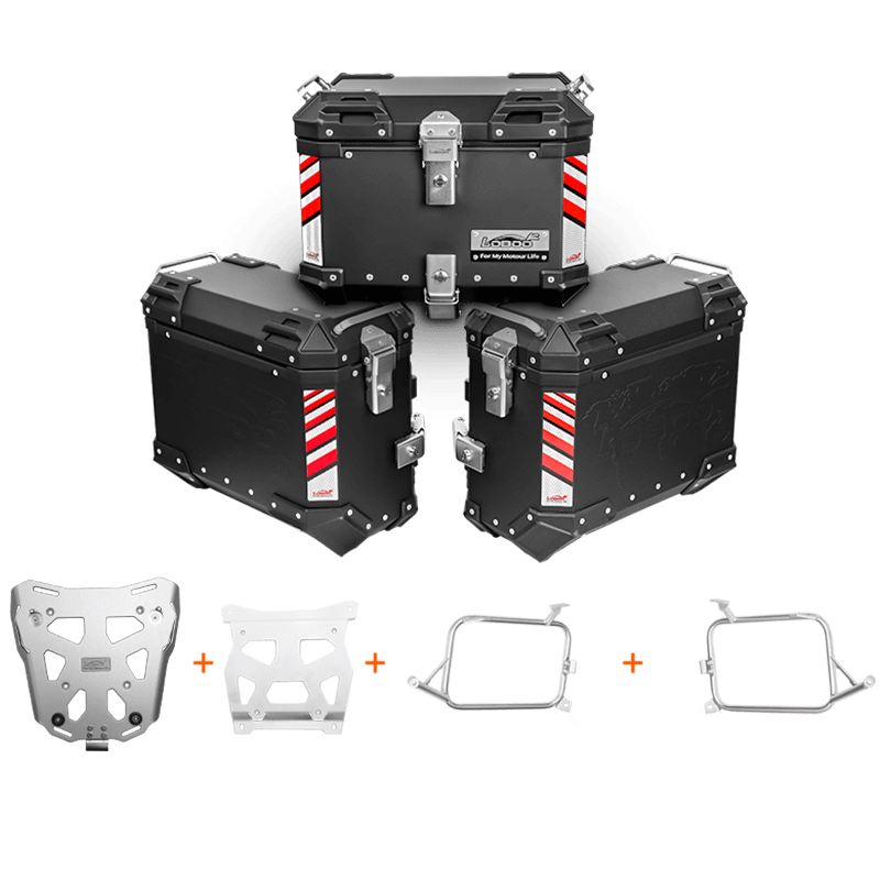 Valises latérales BMW S 1000 XR - LOBOO PIKE TRACKER - Endurrad.com