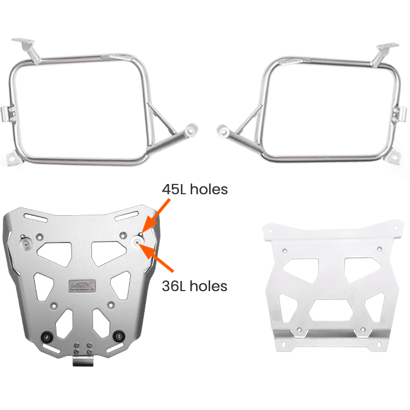 Valises latérales BMW S 1000 XR - LOBOO PIKE TRACKER - Endurrad.com