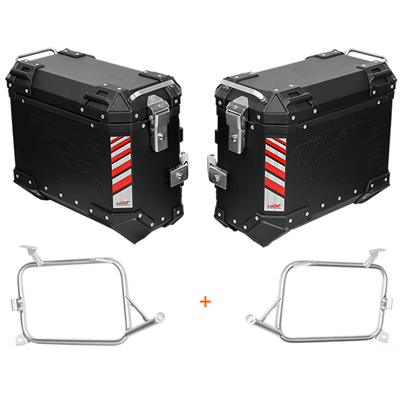 Valises latérales BMW S 1000 XR - LOBOO PIKE TRACKER - Endurrad.com