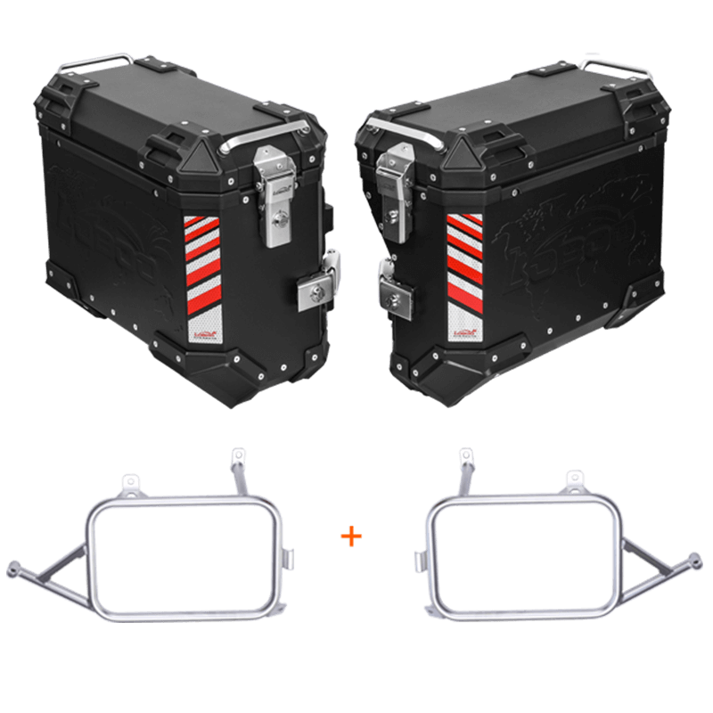 Valises latérales CFMOTO 450MT - LOBOO PIKE TRACKER - Endurrad.com