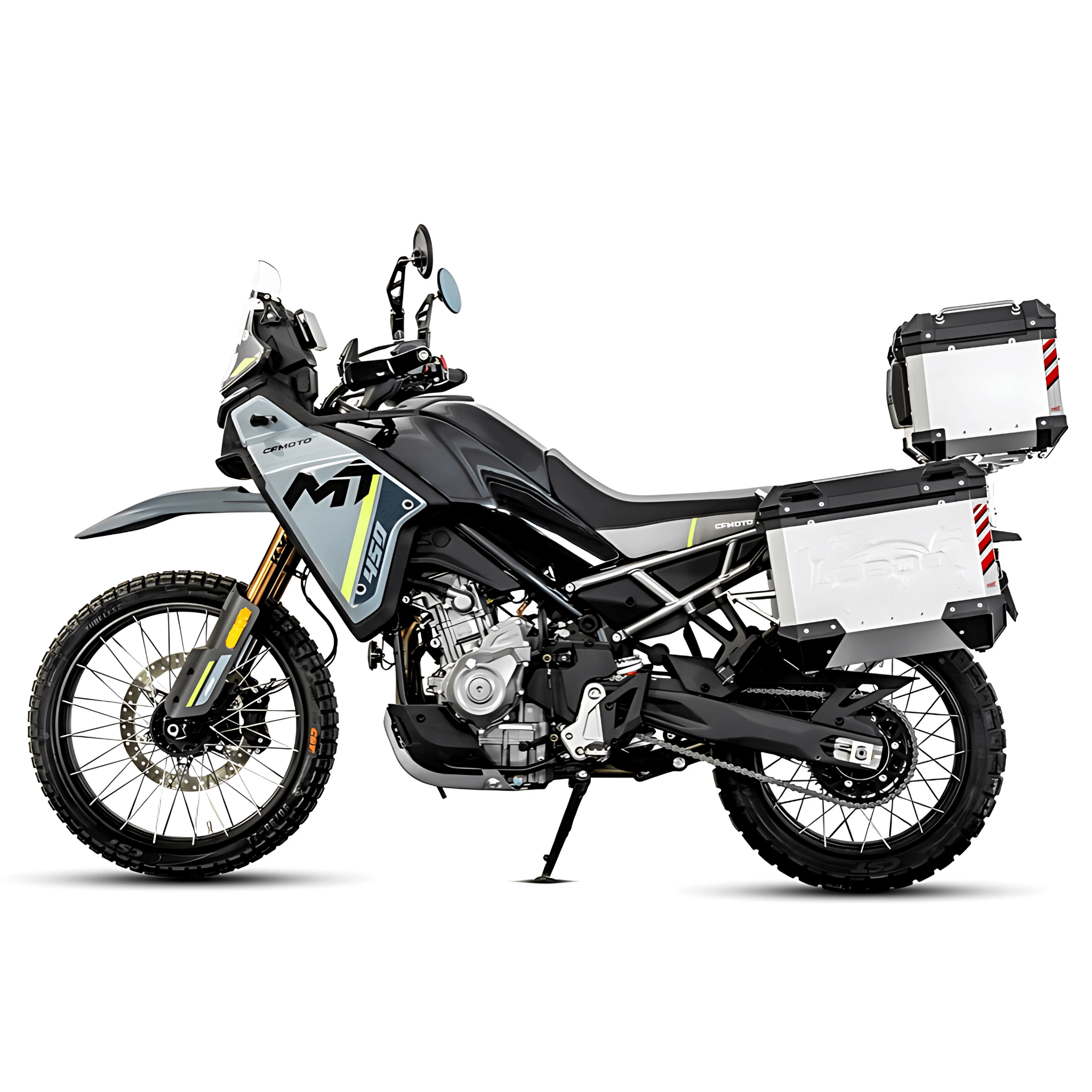 Valises latérales CFMOTO 450MT - LOBOO PIKE TRACKER - Endurrad.com