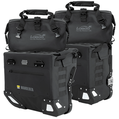 Valises latérales CFMOTO 800MT - LOBOO PIKE TRACKER - Endurrad.com