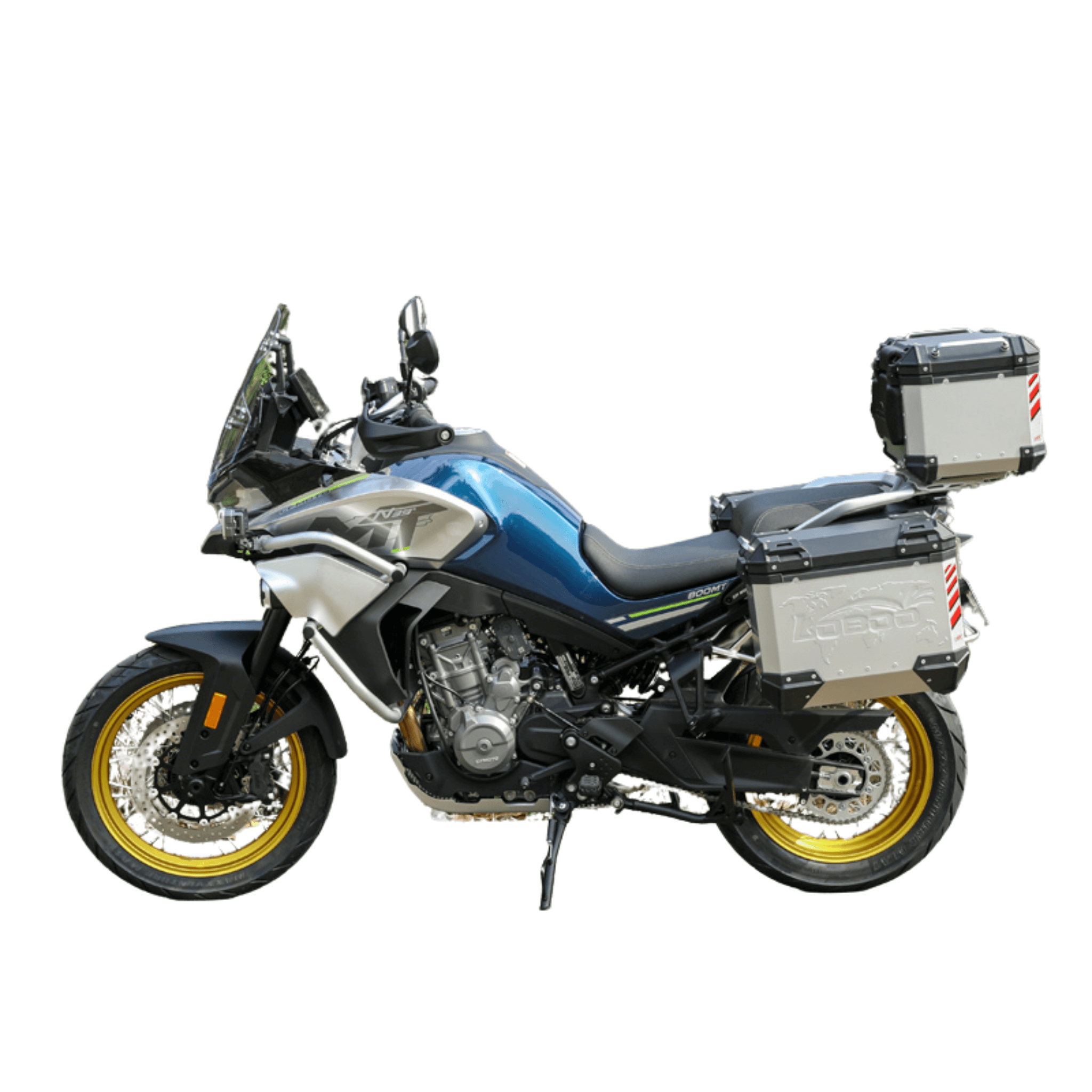 Valises latérales CFMOTO 800MT - LOBOO PIKE TRACKER - Endurrad.com
