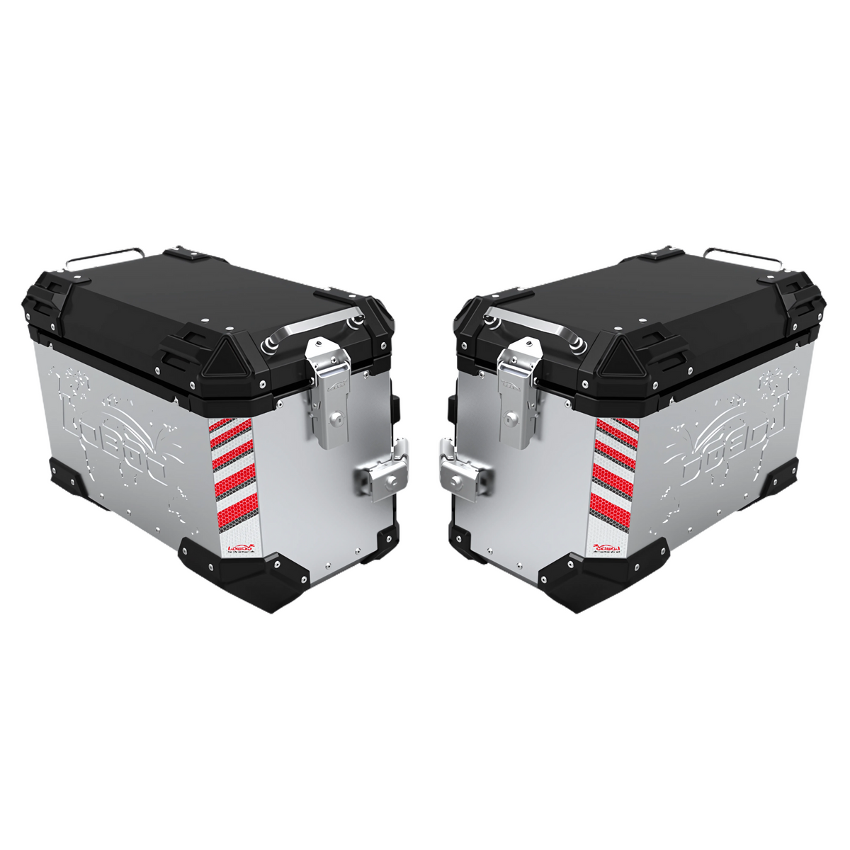 Valigie uguali sui due lati: 37+37 oppure 45+45