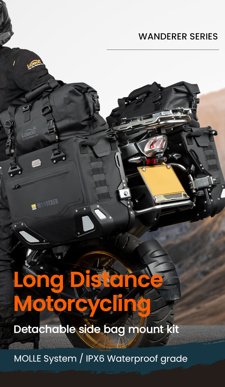 Série Wanderer : bagage latéral pour les longs voyages