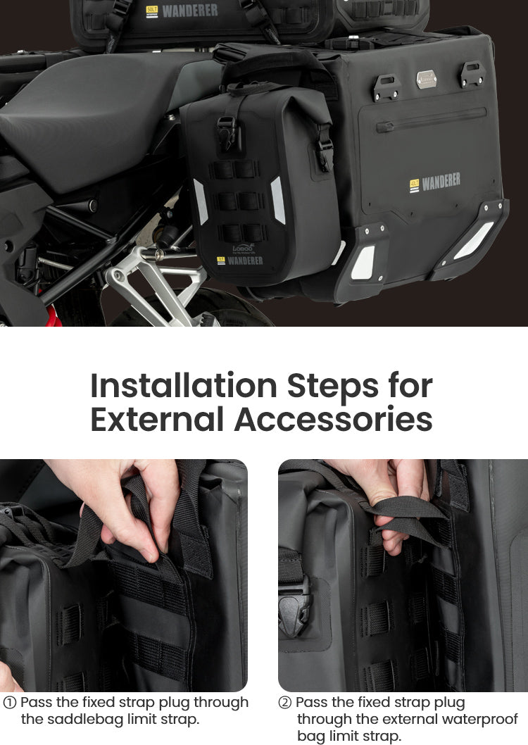 Comment fixer les accessoires externes