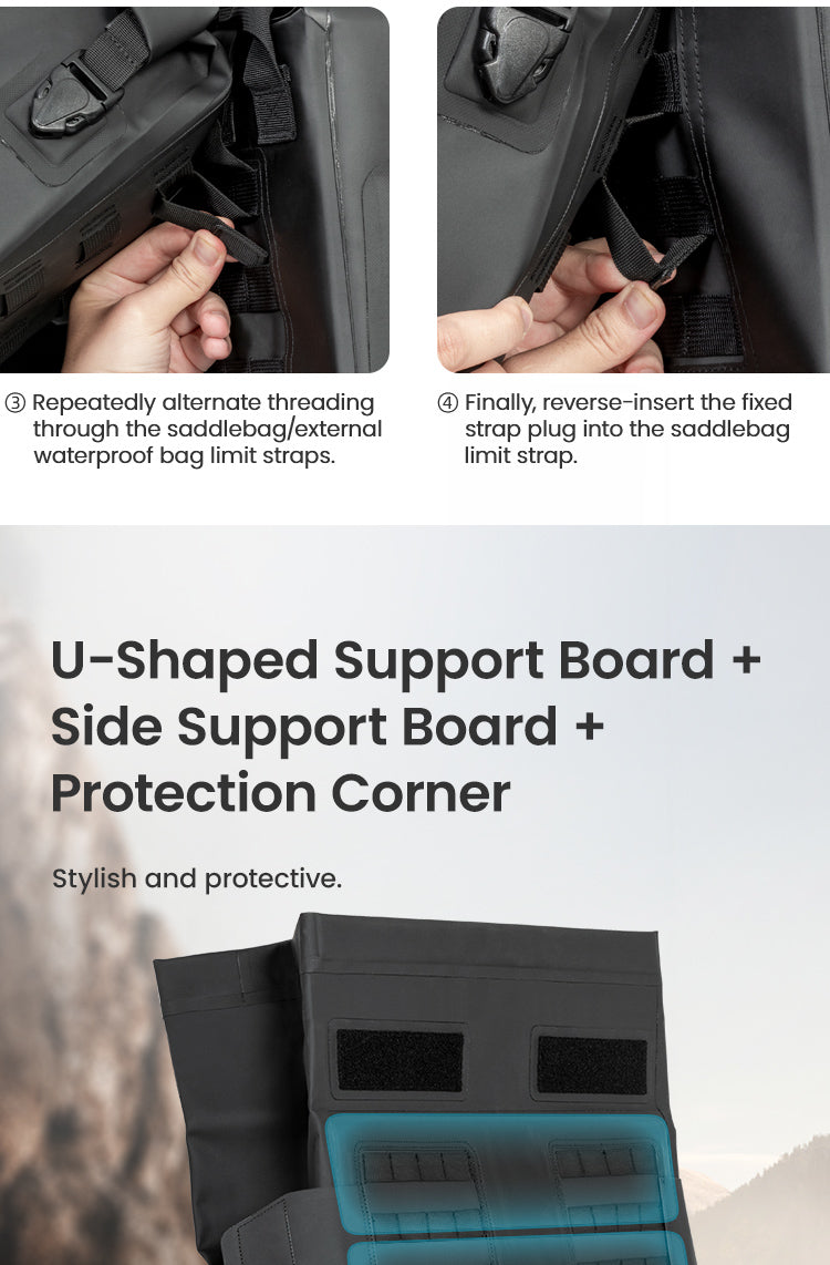Structure interne : support en U et cornières