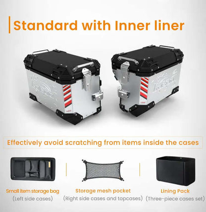 Valises en aluminium LOBOO PIKE TRACKER - Endurrad.com