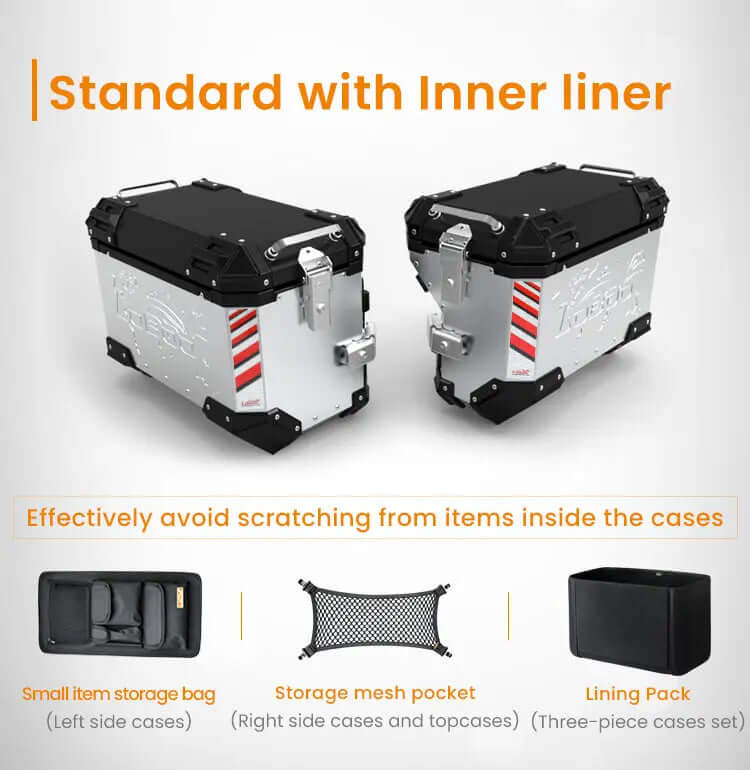 Valises en aluminium LOBOO PIKE TRACKER - Endurrad.com