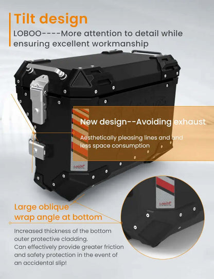 Valises en aluminium LOBOO PIKE TRACKER - Endurrad.com