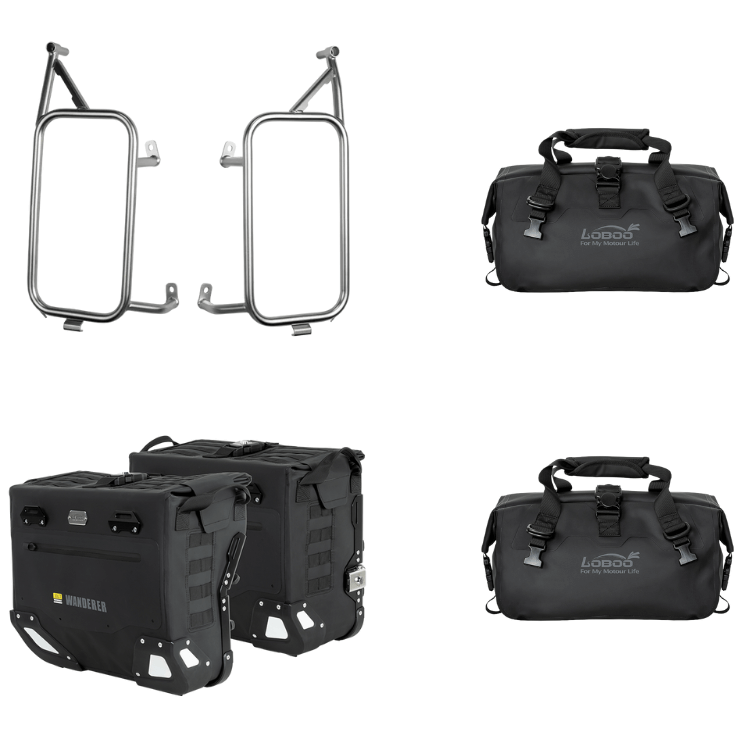 Valises semi-rigides BMW R 1250 GS Wanderer - Endurrad.com