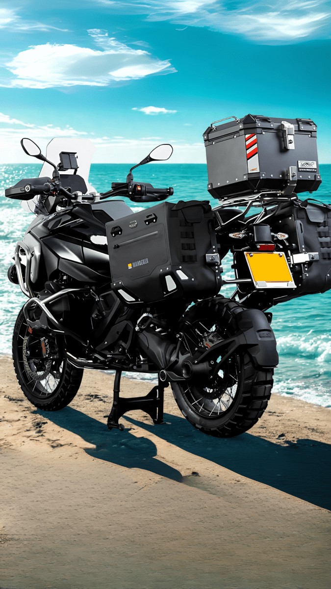 Symétrie 40+40 : 120 litres sur la R 1300 GS