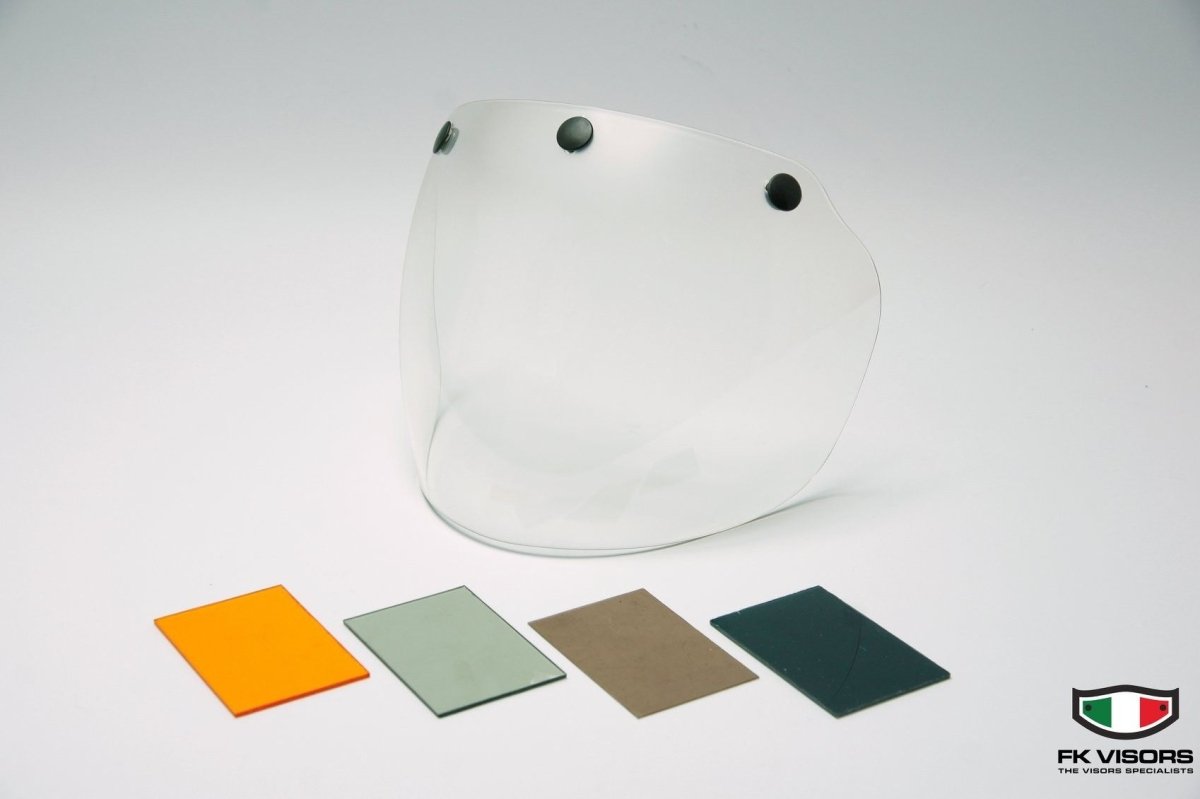 Visiera antigraffio tre bottoni (interasse r | 70 - 0010 - 33534 - ENDURRAD