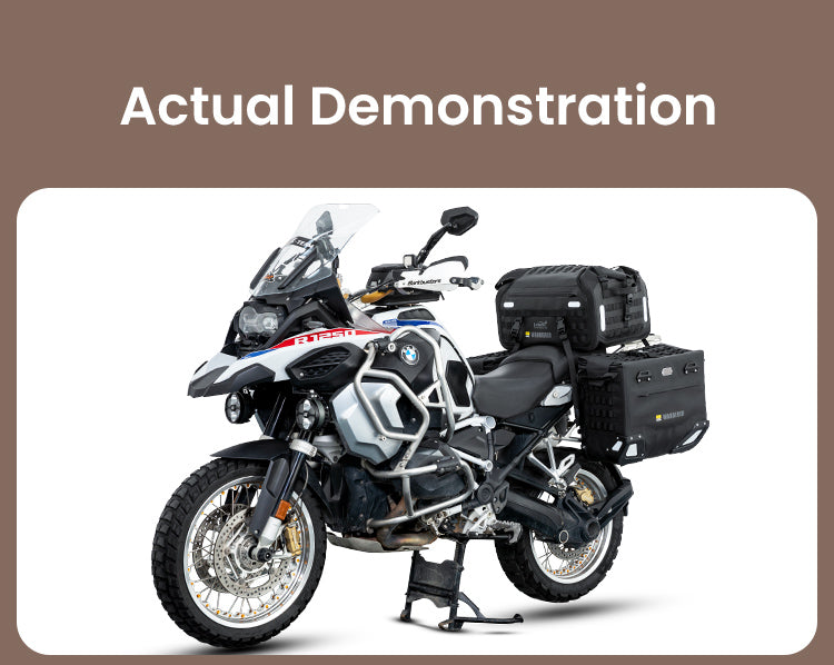 Comment se comporte-t-elle sur une GS Adventure chargée ?